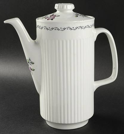 Plum Blossom Coffee Pot & Lid