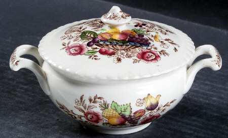 Pomona (Old English) Sugar Bowl & Lid