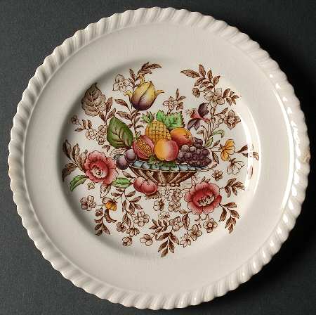Pomona (Old English) Dessert/Pie Plate by Johnson Brothers