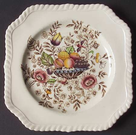 Pomona (Old English) Square Salad Plate