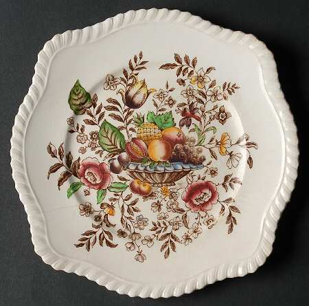 Pomona (Old English) Square Salad Plate