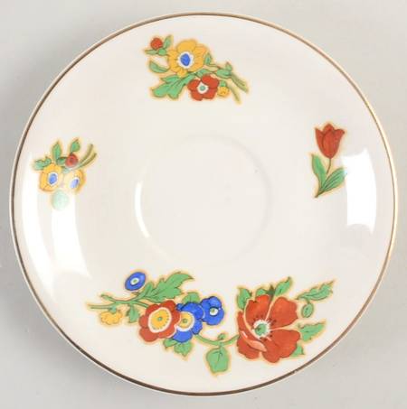 Poppy Saucer for Bouillon Cup