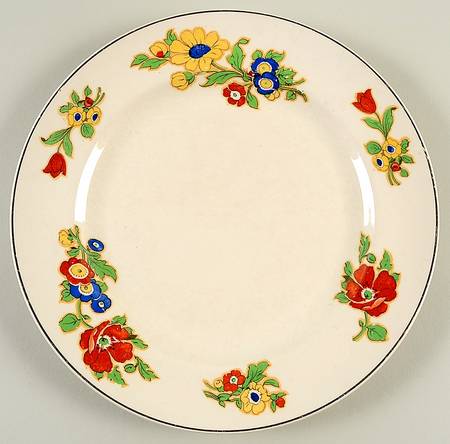Poppy Luncheon Plate