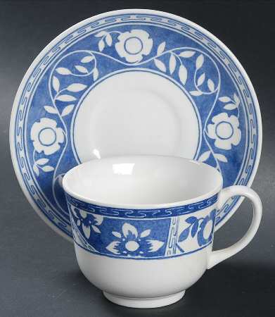 Portland Flat Cup & Saucer Set