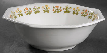 Posy 9" Round Vegetable Bowl