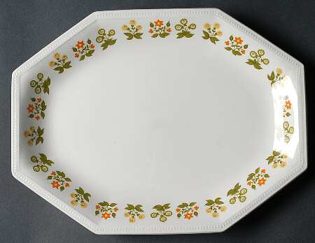 Posy 12" Oval Serving Platter