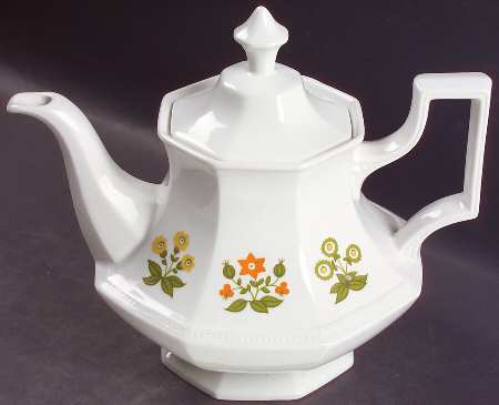 Posy Teapot & Lid