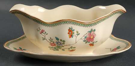 Princess Mary Gravy Boat with Attached Underplate