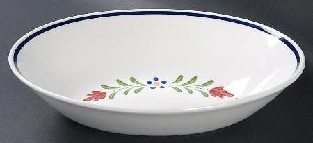 Provincial (Smooth Edge) 9" Oval Vegetable Bowl