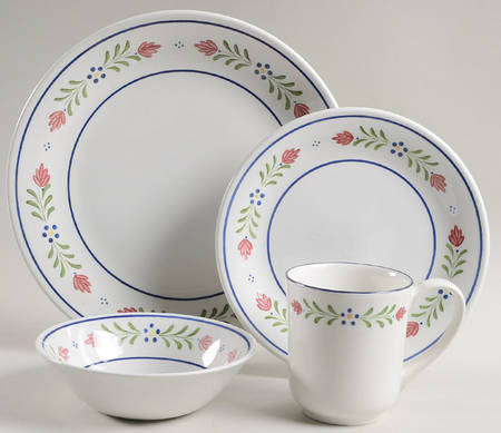 Provincial (Smooth Edge) 4 Piece Place Setting