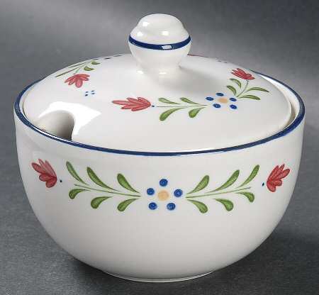 Provincial (Smooth Edge) Sugar Bowl & Lid