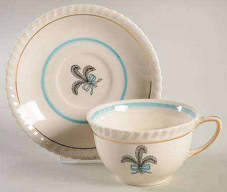 Prince of Wales Flat Cup & Saucer Set
