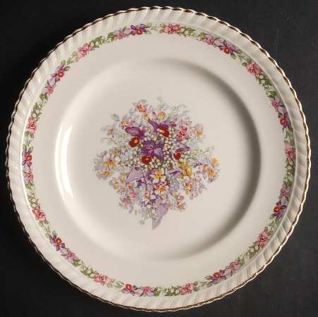Queen's Bouquet Salad Plate