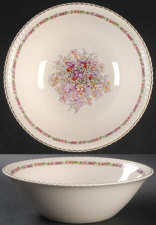 Queen's Bouquet 9" Round Vegetable Bowl