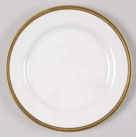 Raleigh (Smooth, Two Black Rings) Bread & Butter Plate