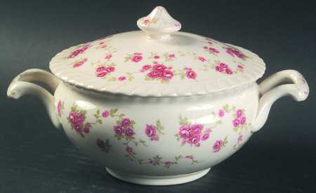 Rambler Rose Sugar Bowl & Lid