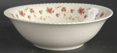Rambler Rose 8" Round Vegetable Bowl