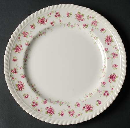 Rambler Rose Luncheon Plate
