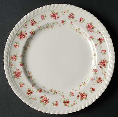 Rambler Rose Salad Plate