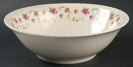 Rambler Rose 9" Round Vegetable Bowl