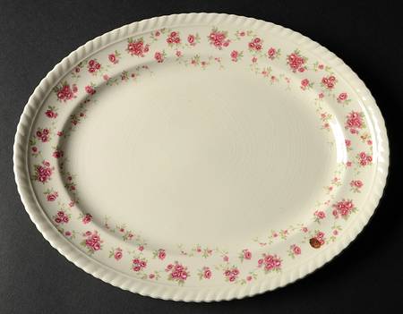 Rambler Rose 11" Oval Serving Platter