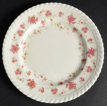 Rambler Rose Dessert/Pie Plate