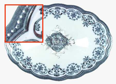 Regent (Aqua Design, Gold Accent) Lid for Oval Vegetable