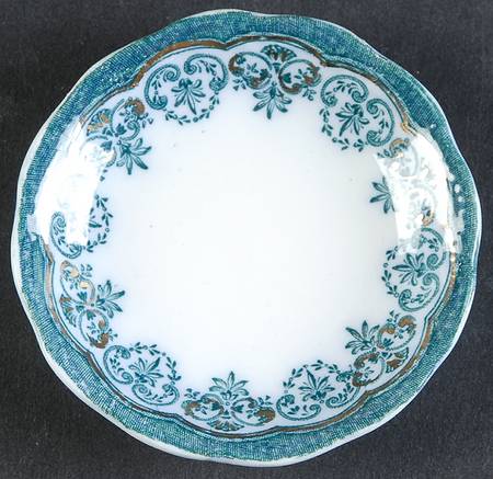 Regent (Aqua Design, Gold Accent) Butter Pat