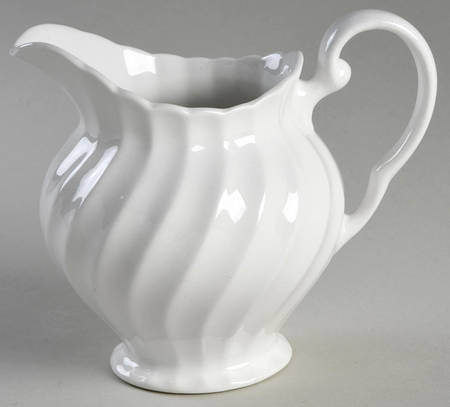 Regency (Made in England, Earthenware Ironstone) 14 Oz Pitcher