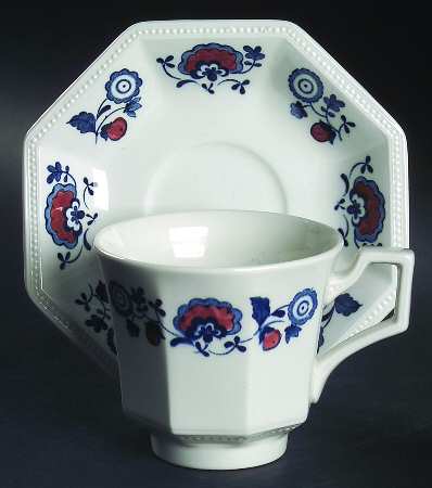 Revere Flat Cup & Saucer Set