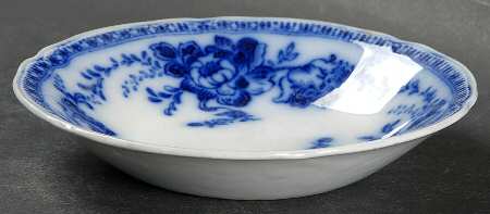 Richmond (Flow Blue, No Gold Accent) Fruit/Dessert (Sauce) Bowl