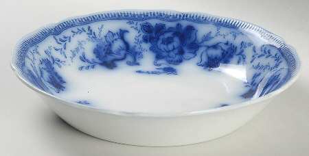 Richmond (Flow Blue, No Gold Accent) Coupe Soup Bowl