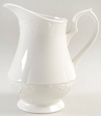 Richmond White 36 Oz Pitcher by Johnson Brothers