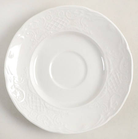 Richmond White Saucer by Johnson Brothers