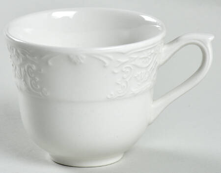 Richmond White Flat Demitasse Cup