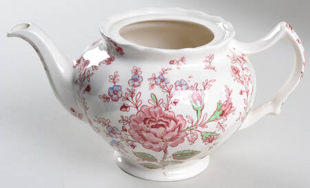 Rose Chintz Pink ("Made in England" Mark) Teapot No Lid