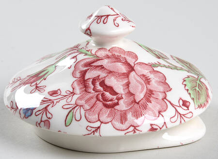 Rose Chintz Pink ("Made in England" Mark) Lid for Teapot