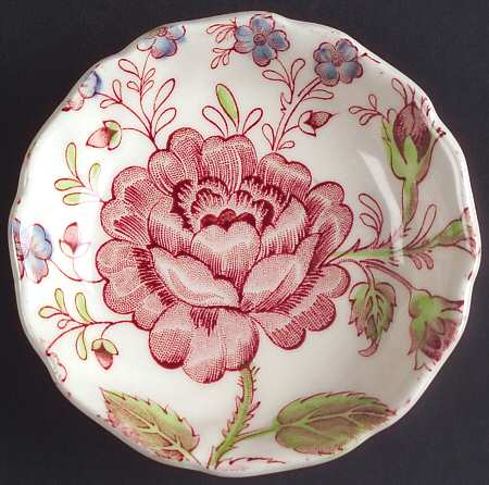 Rose Chintz Pink ("Made in England" Mark) Butter Pat