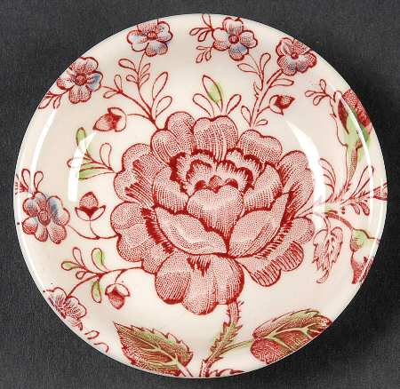 Rose Chintz Pink ("Made in England" Mark) Butter Pat