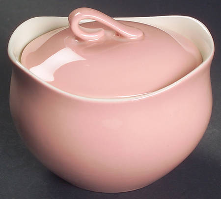 Rose Cloud Sugar Bowl & Lid