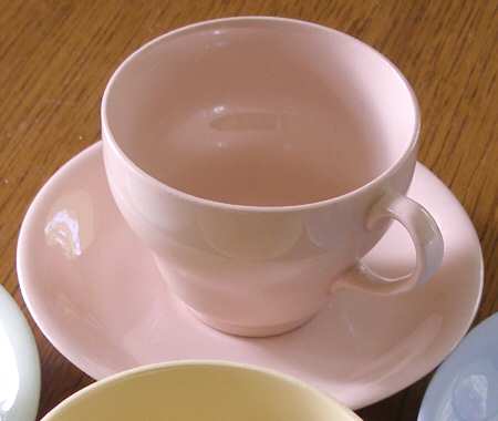 Rose Cloud Flat Cup & Saucer Set