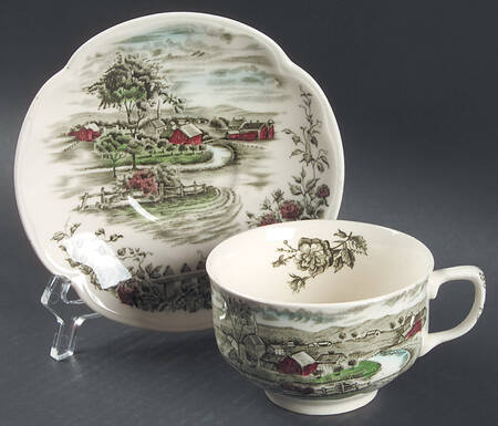 The Road Home Flat Cup & Saucer Set