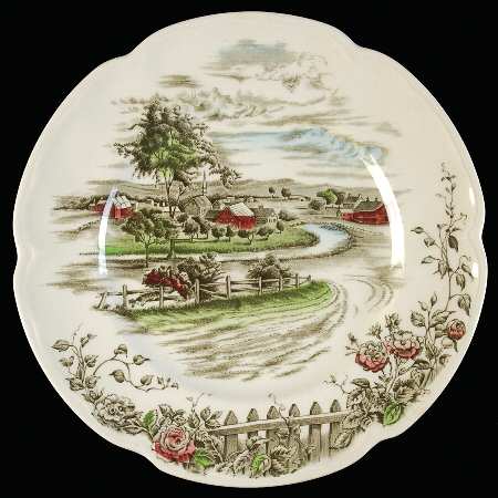The Road Home Luncheon Plate