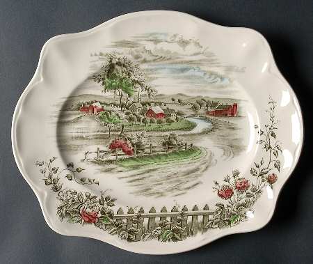 The Road Home 12" Oval Serving Platter