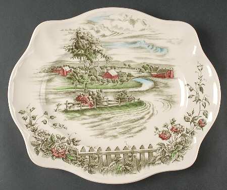 The Road Home 14" Oval Serving Platter