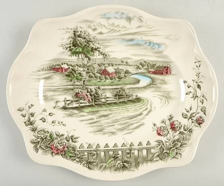 The Road Home 13" Oval Serving Platter