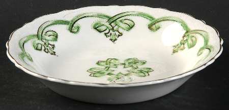 Rolland Green Fruit/Dessert (Sauce) Bowl