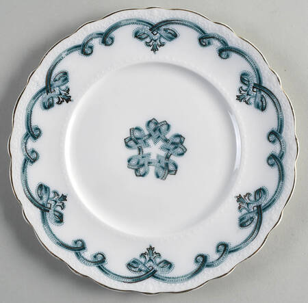 Rolland Blue Green Luncheon Plate