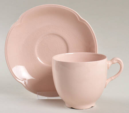 Rosedawn Flat Cup & Saucer Set