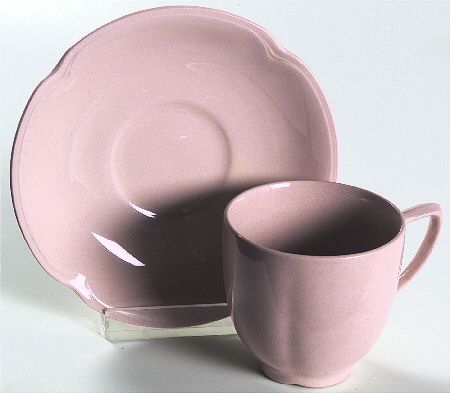 Rosedawn Flat Demitasse Cup & Saucer Set